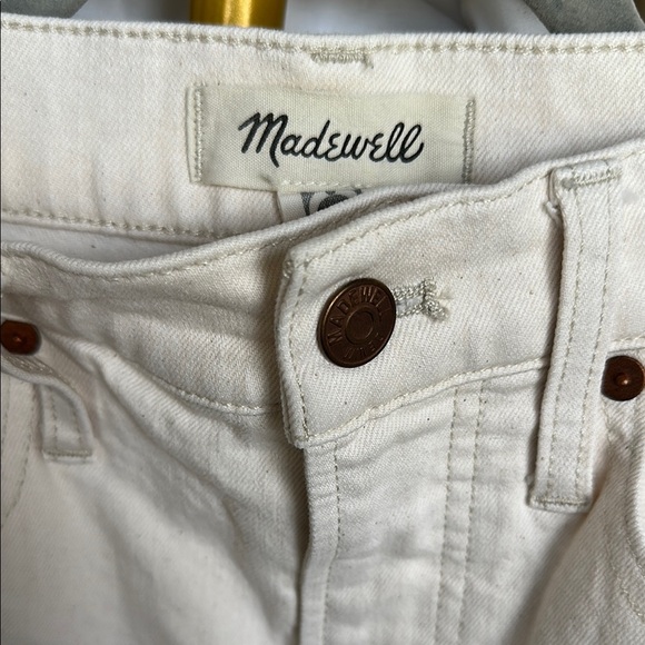Madewell Cream Straight Leg Women's Jeans - Picture 5 of 11